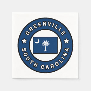 Serviette En Papier Caroline du Sud de Greenville