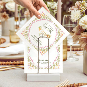 Serviette En Papier Carottes fantaisistes de légumes cultivés localeme
