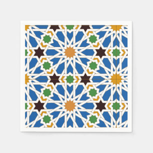 Serviette En Papier Carreaux andalous 10 (Real Alcazar, Séville)