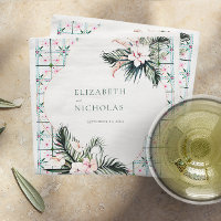 Carreaux Floraux | Mariage Tropical Marocain