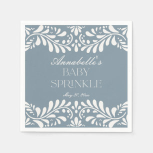 Serviette En Papier Carrelage Talavera bleu Duisier Fiesta Garçon Bébé