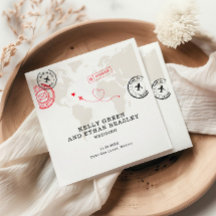 Carte Beige Destination Mariage