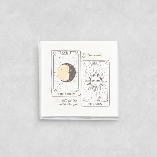 Serviette En Papier Cartes Tarot Enterrement de Vie de Jeune Fille