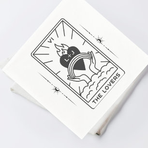 Serviette En Papier Cartes Tarot Shower de Mariage Mariage Tarot