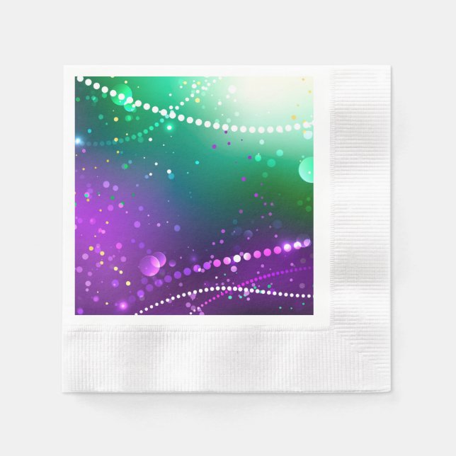 Serviette En Papier Carthagène Solive Purple (Devant)
