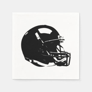 Serviette En Papier Casque de football Pop Art