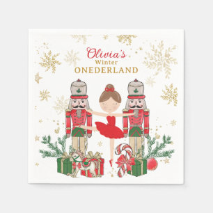 Serviette En Papier Casse-Noisette Winter Onederland 1er Anniversaire