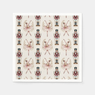 Serviette En Papier Casse-noix à la mode et danseuse de ballet