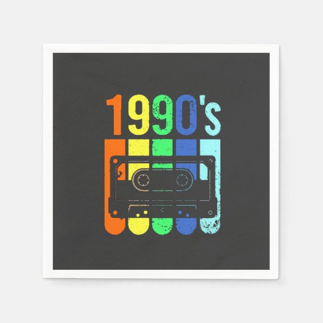 Serviette En Papier Cassette Des Années 1990 (Devant)