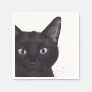 Serviette En Papier Cat, Portrait de Gus