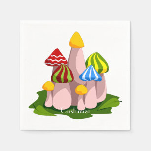Serviette En Papier Cathédrale des champignons magiques Thunder_Cove