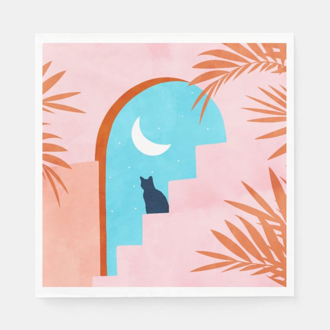 Serviette En Papier Catrospection (Devant)