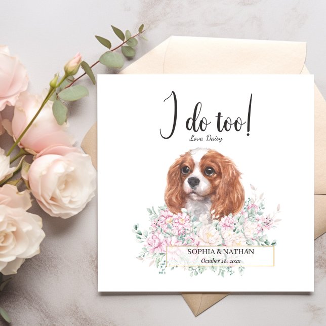 Serviette En Papier Cavalier King Charles Chien Mariage Cocktail Napki (Créateur téléchargé)