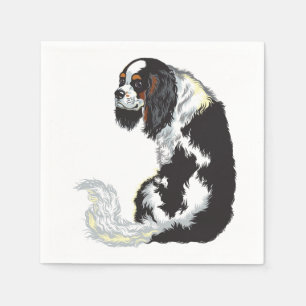 Serviette En Papier cavalier roi spaniel