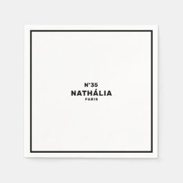 Serviette En Papier CC (Chic et classique)