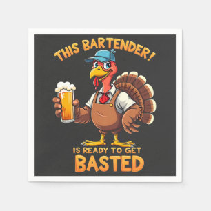 Serviette En Papier Ce barman est prêt à se faire exploser