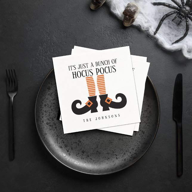Serviette En Papier Ce n'est qu'un tas de papier Pocus Hocus (It's Just A Bunch Of Hocus Pocus Paper Napkins)