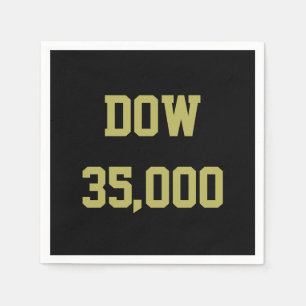 Serviette En Papier Célébration du marché Stock Dow 35000