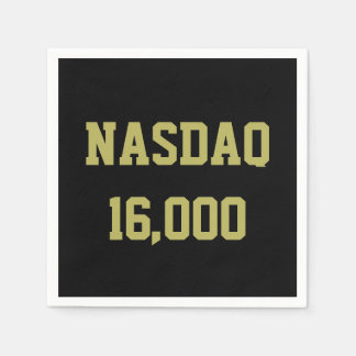 Serviette En Papier Célébration du marché Stock NASDAQ 16000