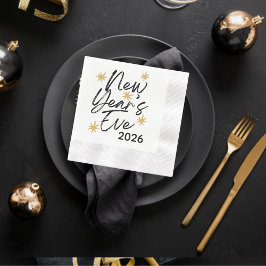 Serviette En Papier Celebration Stars New Year's Eve Party