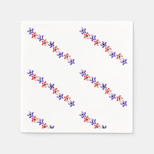Serviette En Papier Célébrer 4 juillet