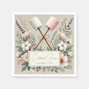 Serviette En Papier Célébrez une fête de mariage rustique avec des S'm