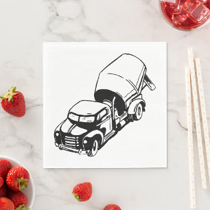 Serviette En Papier Cement Camion papier Naples