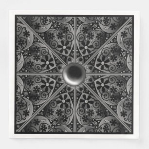 Serviette En Papier Céramique noir