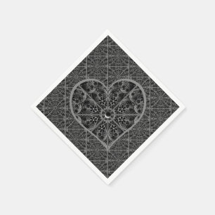 Serviette En Papier Céramique noir