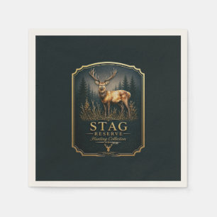 SERVIETTE EN PAPIER CERF – COLLECTION CHASSE