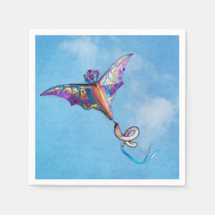 Serviette En Papier Cerf-volant dragon