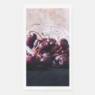 Serviette En Papier Cerises