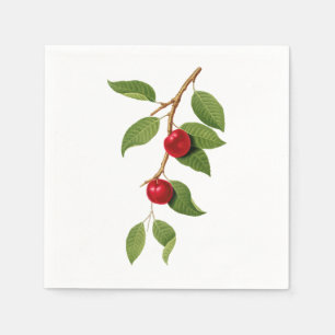 Serviette En Papier Cerises vintages