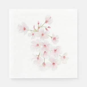 Serviette En Papier Cerisiers en fleurs