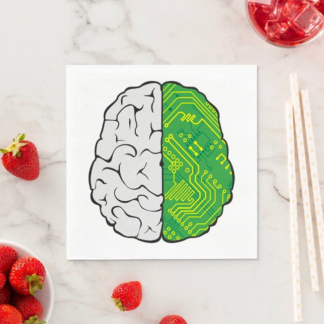 Serviette En Papier Cerveau de la carte mère (Créateur téléchargé)