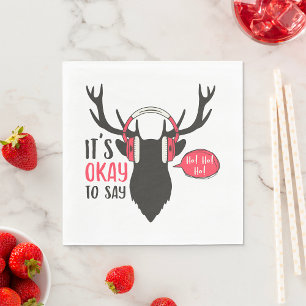 Serviette En Papier C'Est Bon De Dire Ho Ho