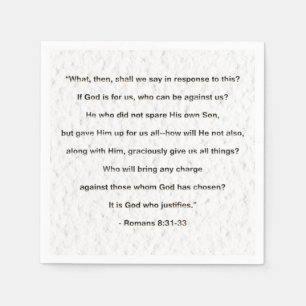 Serviette En Papier C'Est Dieu Qui Justifie Le Chrétien