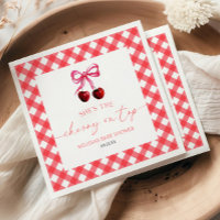 C'est la cerise sur le Baby shower de cerisier de 