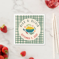 C'est l'Amore Nourriture Italienne Mariage Plaid P