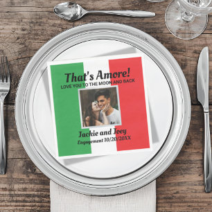 Serviette En Papier C'est l'amour ! Événement de couple italien person