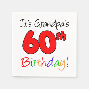 Serviette En Papier C'est les soixantième serviettes de fête