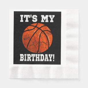 Serviette En Papier C'est mon anniversaire Basketball Lover cadeau Ret
