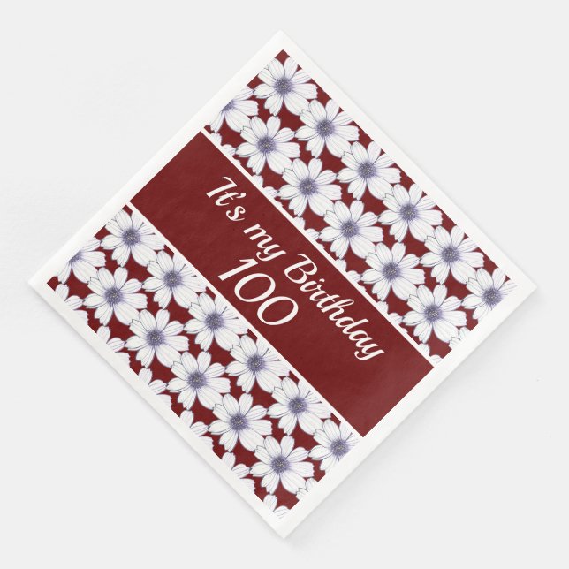 Serviette En Papier C'est mon anniversaire fête d'anniversaire (Coin)