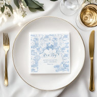 Serviette En Papier C'est un Garçon Toile Bleu Safari Baby shower anim