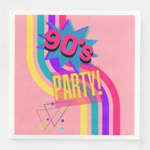 Serviette En Papier C'est un parti des années 90 du Parti des années 9