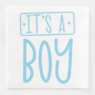 Serviette En Papier C'est un petit garçon mignonne Baby shower papier 