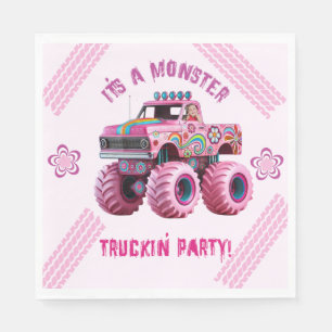 Serviette En Papier C'est une photo personnalisée du Monster Truckin'