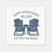 Chaises Adirondack Marine Blue Retraite