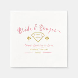 Serviette En Papier Chambre Boujee Diamond Bachelorette