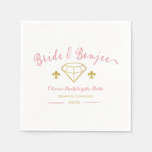 Serviette En Papier Chambre Boujee Diamond Bachelorette